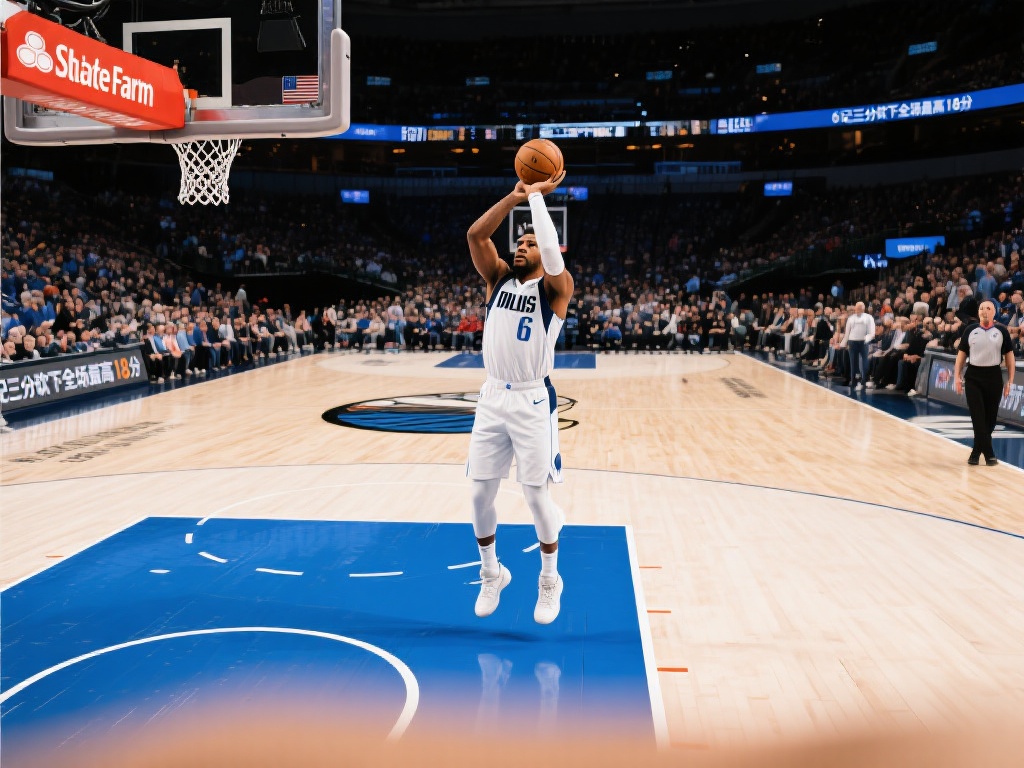 芬尼-史密斯弧顶轰炸，飙中6三分砍全场最高18分